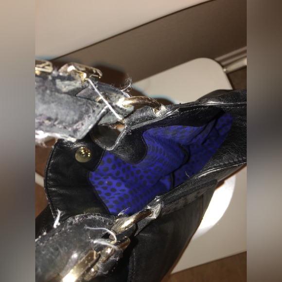 REBECCA MINKOFF: Soft Leather Satchel - Picture 6 of 13